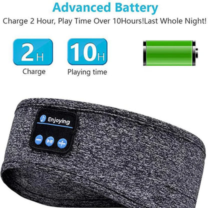 Wireless Bluetooth Stereo Headband Earphones With Mic