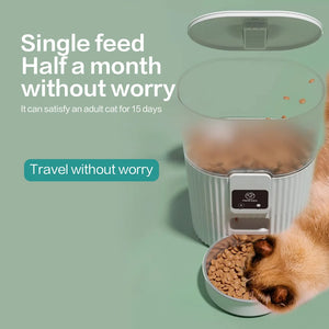 PAPIFEED Automatic Pet Feeder with Wi-Fi Remote