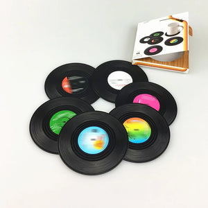 6/1Pcs Creative Retro Heat Resistant Non-slip Mat