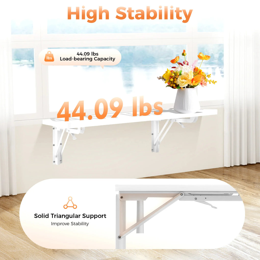 60*40cm Wall Mounted Floating Computer Work Table