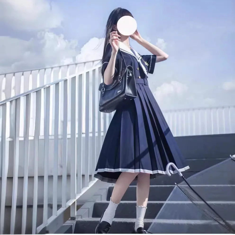 Preppy Style JK Sailor Dress