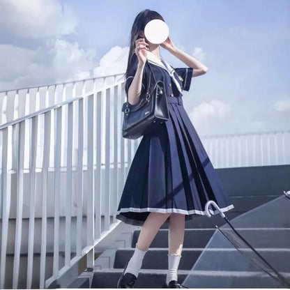 Preppy Style JK Sailor Dress