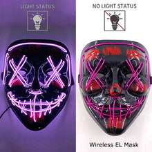 The Purge Horror Wireless LED Glow Mask