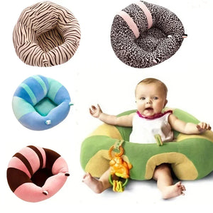 Baby Support Plush Soft Animal Print Sitting Chairs