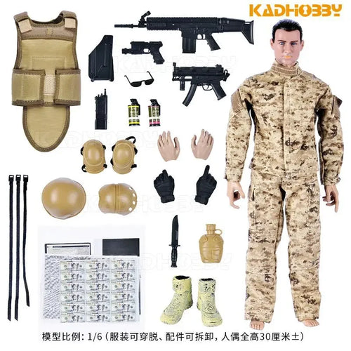 1/6 Combat Military Action Figure