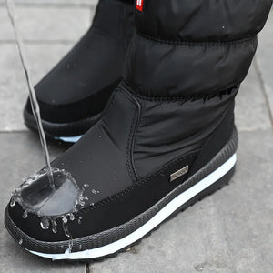 Platform Thick Plush Waterproof Non-slip Boots