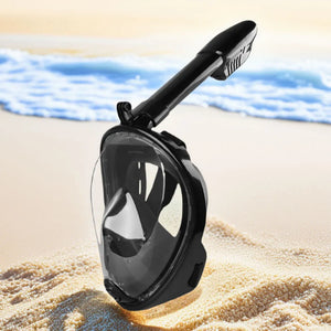 Full Face Snorkel Mask 180 Degree Panoramic View for Kids
