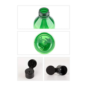 25pcs Empty Refillable Bottles With Plastic Flip Cap