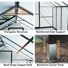 8×14FT Heavy Duty Walk-in Greenhouse