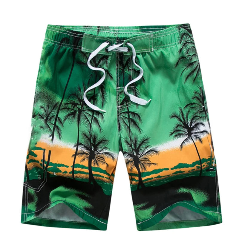 Printed Briefs Swimming Trunks