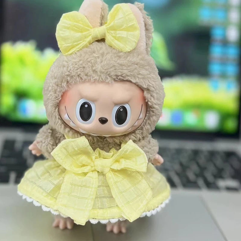 17cm Cute Mini Plush Doll Clothes