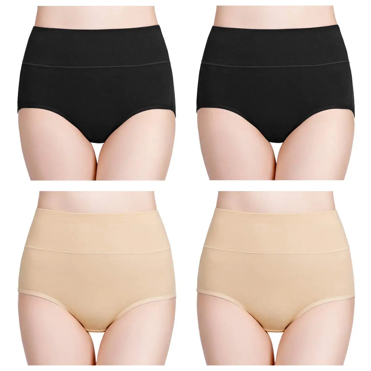 High Waist Cotton High-Waist Abdominal Briefs