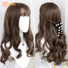 Synthetic Long Straight Lolita Wig with Bangs