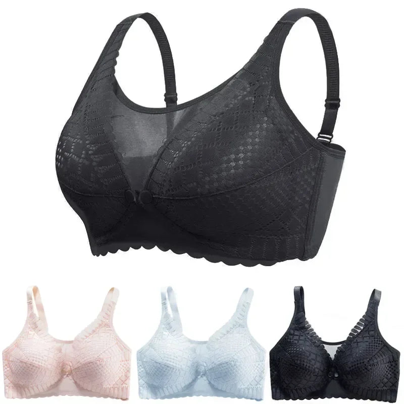 Front Button Maternity Nursing Bra Adjustable