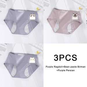 3PCS Large Flow Menstrual Briefs