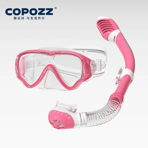 COPOZZ Kids Full Face HD Anti Fog Snorkel Mask