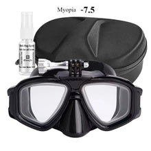 Tempered Lends Diving Mask with GoPro Mount