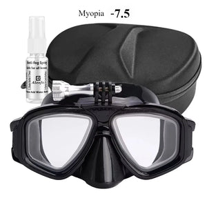 Tempered Lends Diving Mask with GoPro Mount