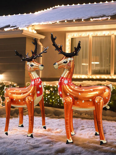 1/2pcs Standing Christmas Elk Balloons