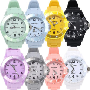 Candy Color Silicone Band Sports Watches