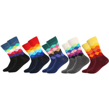 Multiple Pairs Geometric Print Socks