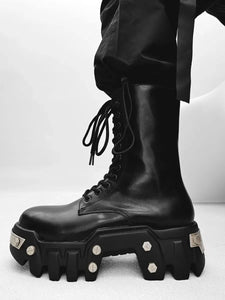 Owen Seak Thick-soled Leather Boots