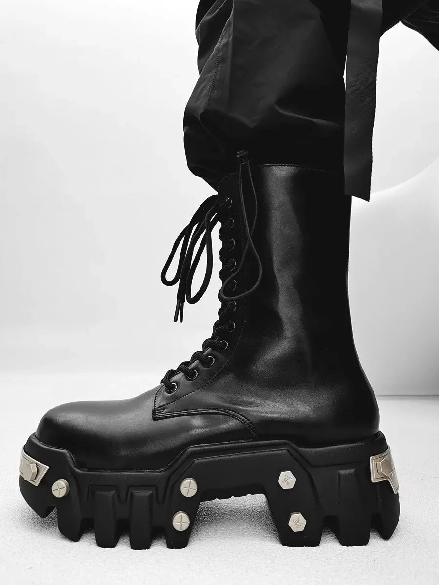 Owen Seak Thick-soled Leather Boots