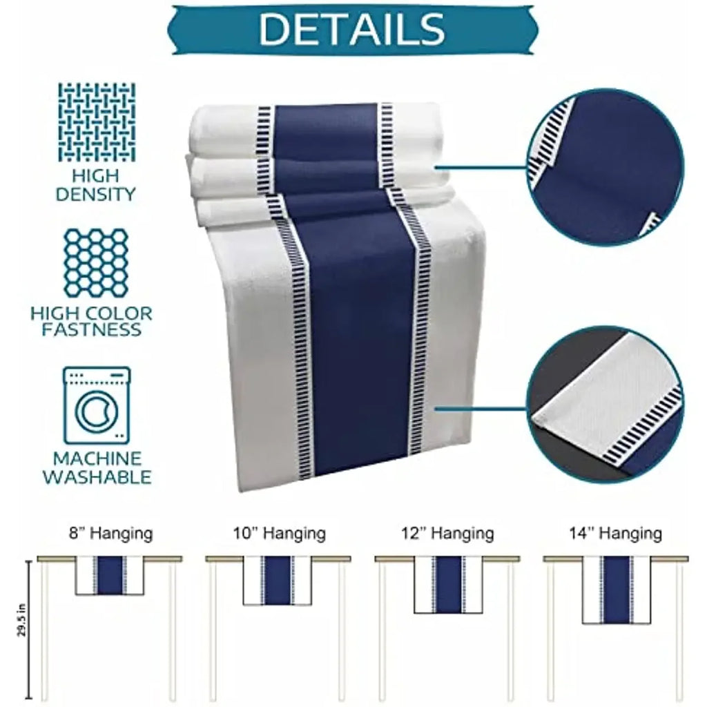 Striped Linen Table Runners
