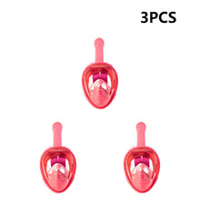 Full Face Snorkel Mask 180 Degree Panoramic View for Kids
