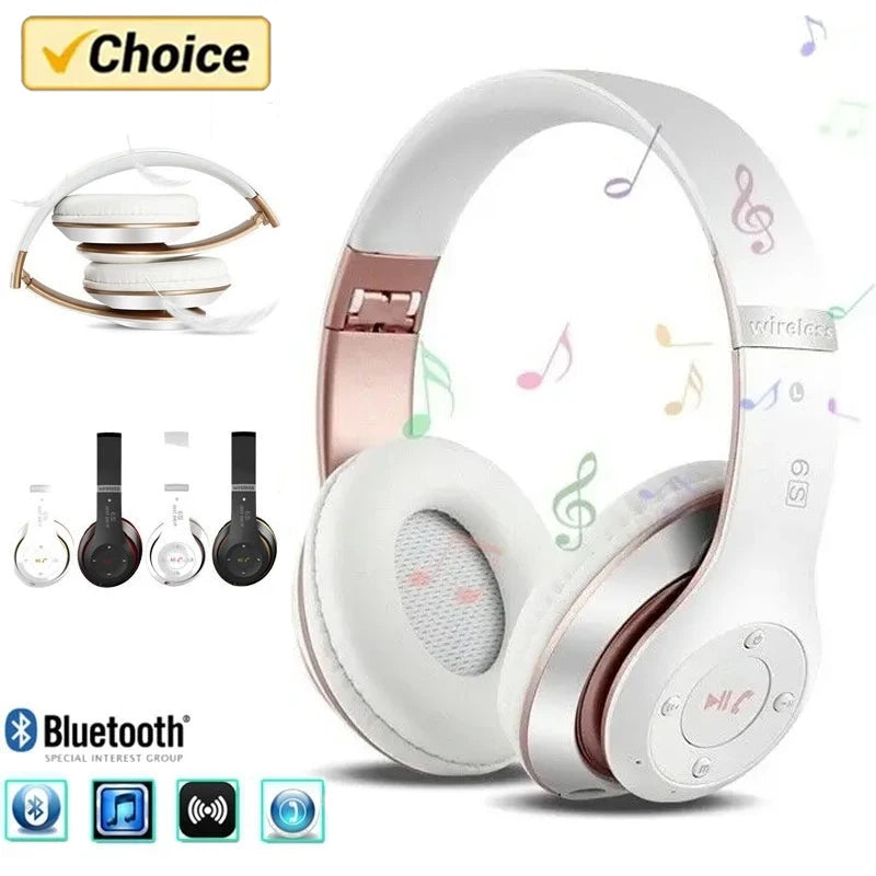Noise Cancelling Bluetooth Wireless Foldable Headphones