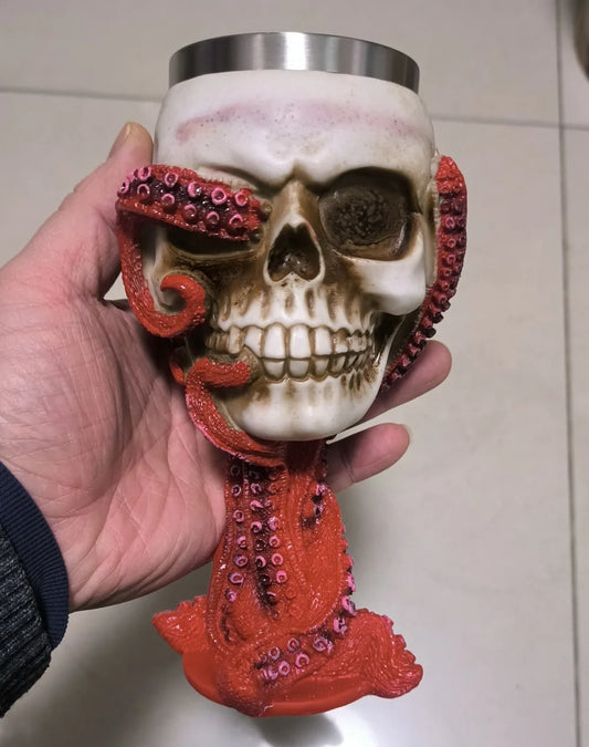 Octopus Skull Quirky Alien Mug