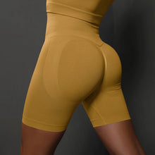 Seamless High Waist Sports Shorts
