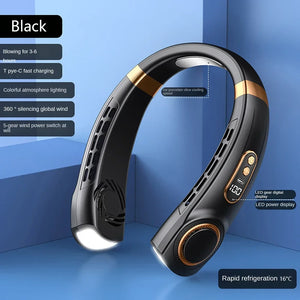 Portable Bladeless Mini Hanging Neck Fan