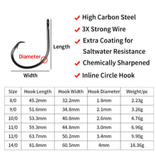 Strong Wire Saltwater Fishing Circle Hook