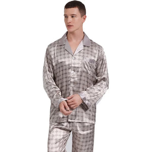 Satin  Cozy Soft Long Sleeve Pajama Set
