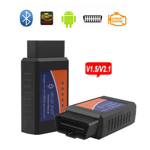 Elm327 Obd2 Scanner Elm 327 V1.5/V2.1 Bluetooth Code Reader Auto Diagnostic Scanner