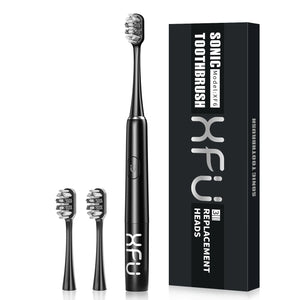 SEAGO Electric Sonic Toothbrush with 3 Replacement Brush Heads