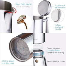 Easyworkz Diego Stovetop Espresso Maker Stainless Steel Italian Coffee Machine