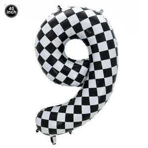 40'' Number Racetrack Balloons