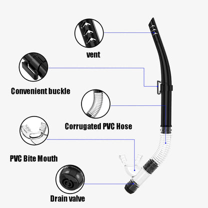 Tempered Glass Panoramic View Snorkeling Kit