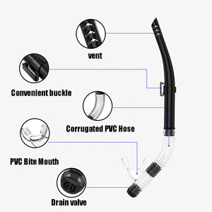 Tempered Glass Panoramic View Snorkeling Kit