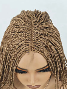 100% Handtied Braided Wig