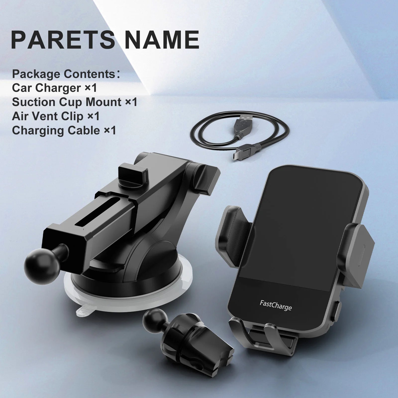 Wireless Car Charger Phone Holder