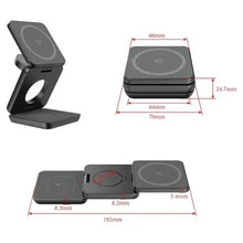 3 In 1 Foldable Magnetic Wireless Charger Stand For iPhone