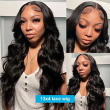 Wiggogo 30-38" Body Wave 13X4 Lace Frontal Wig
