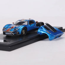 1:64 GT40 Openable Magnetic Engine Cover Alloy Model Car