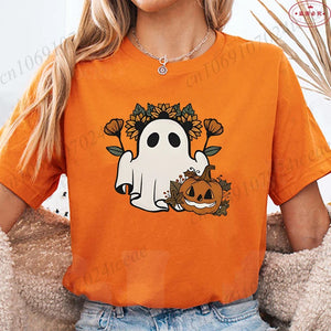 Halloween Print Fashion Tops