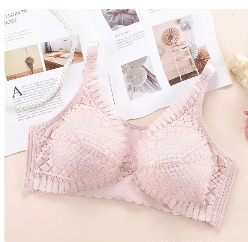 Front Button Maternity Nursing Bra Adjustable
