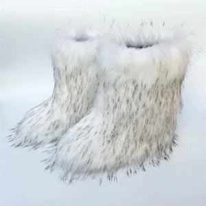 Winter Furry Faux Fur Boots