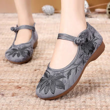 Retro Embroidered Anti-Skid Ballet Shoes